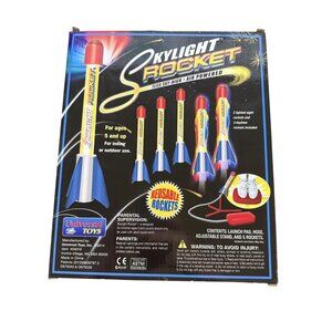 Skylight Rocket Air-Powered Reusable Night Rockets Set For Ages 5+